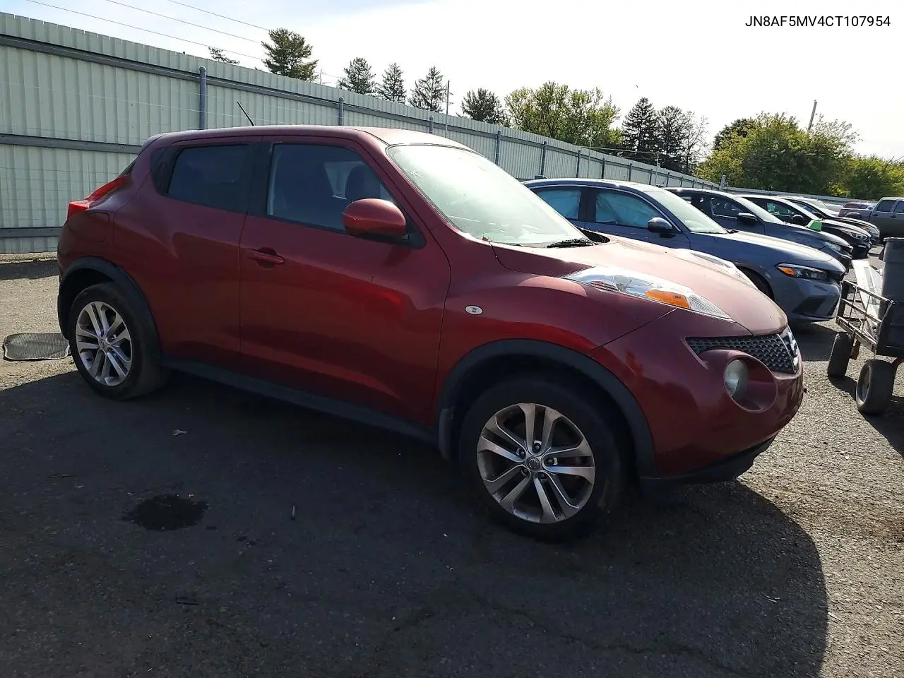 2012 NISSAN JUKE VIN JN8AF5MV4CT107954 — фото 4