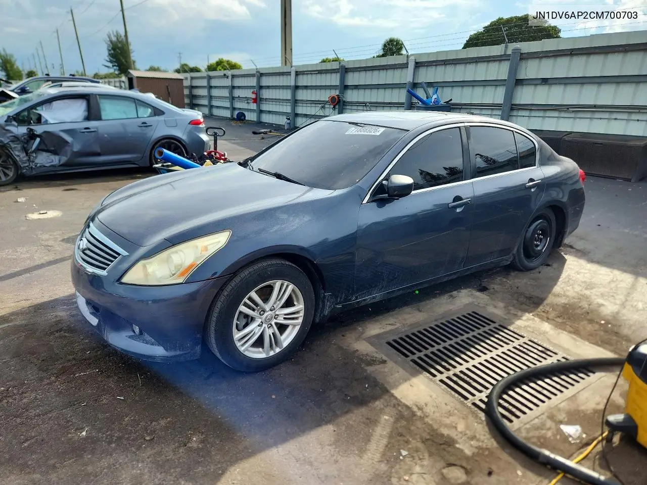 INFINITI G 2012, VIN JN1DV6AP2CM700703