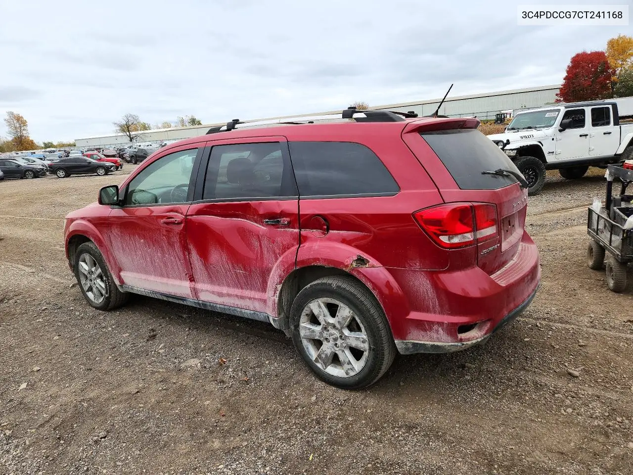 2012 DODGE JOURNEY VIN 3C4PDCCG7CT241168 — фото 2