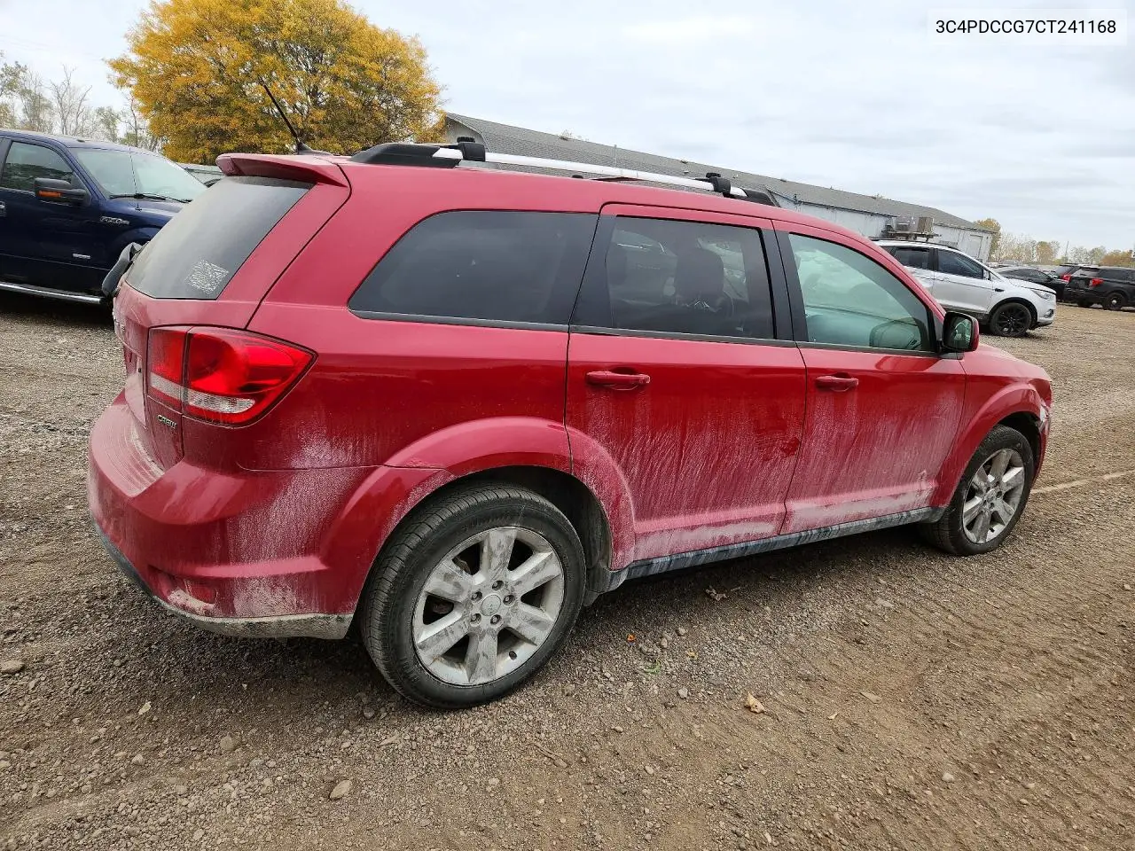 2012 DODGE JOURNEY VIN 3C4PDCCG7CT241168 — фото 3