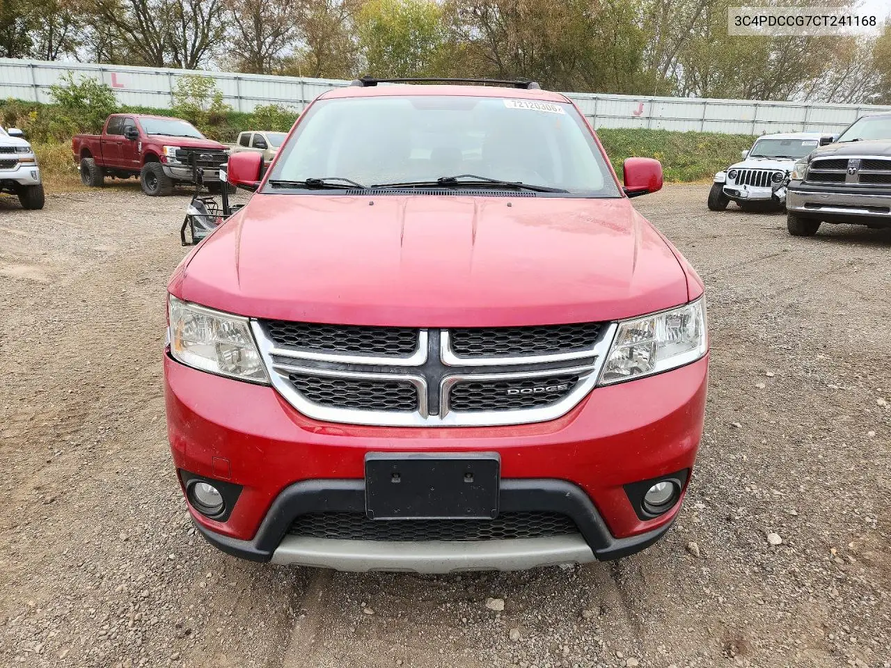 2012 DODGE JOURNEY VIN 3C4PDCCG7CT241168 — фото 5