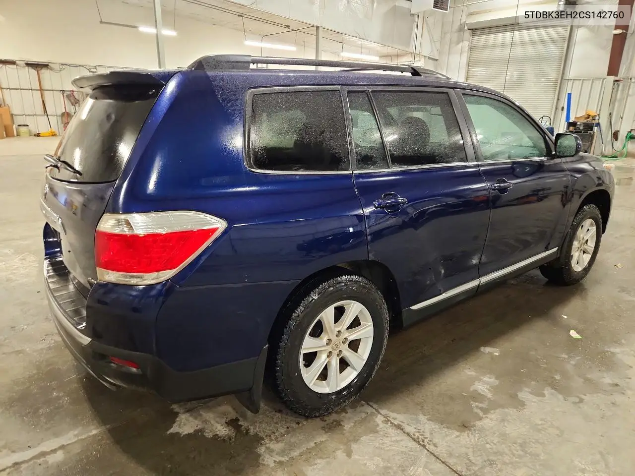 2012 TOYOTA HIGHLANDER VIN 5TDBK3EH2CS142760 — фото 3