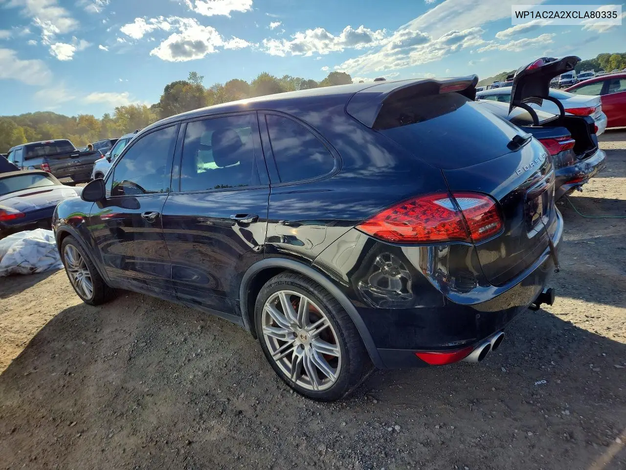 2012 PORSCHE CAYENNE VIN WP1AC2A2XCLA80335 — фото 2