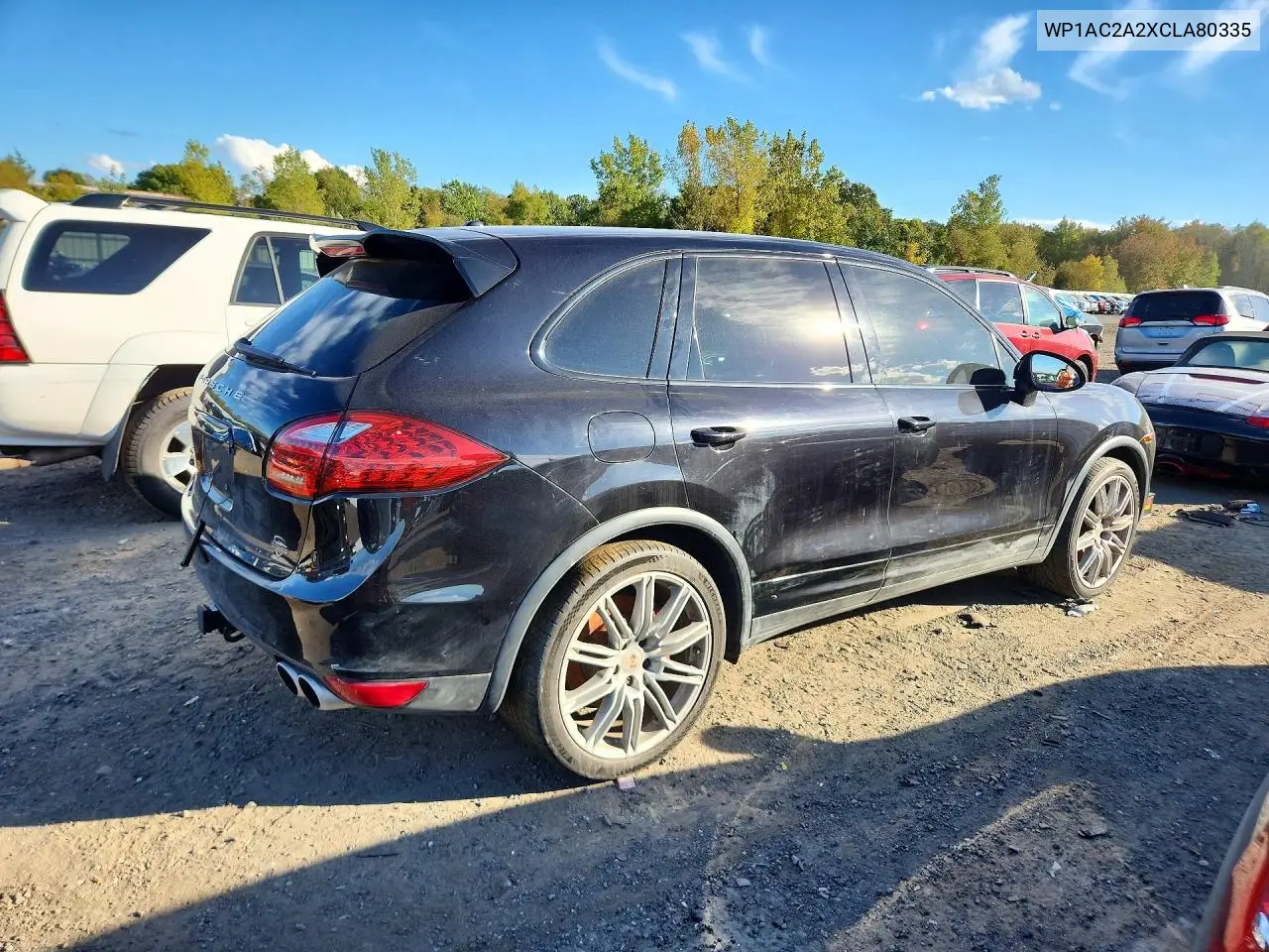 2012 PORSCHE CAYENNE VIN WP1AC2A2XCLA80335 — фото 3
