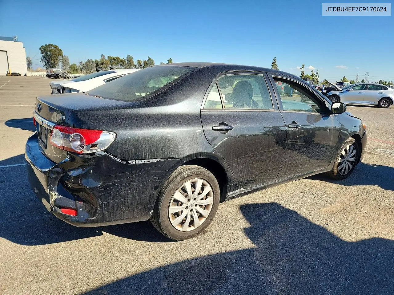 2012 TOYOTA COROLLA VIN JTDBU4EE7C9170624 — фото 3