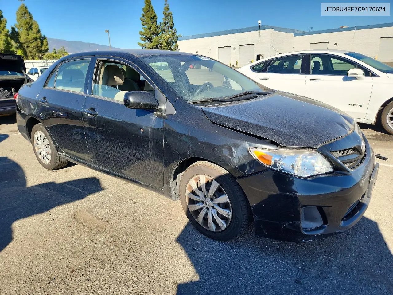 2012 TOYOTA COROLLA VIN JTDBU4EE7C9170624 — фото 4