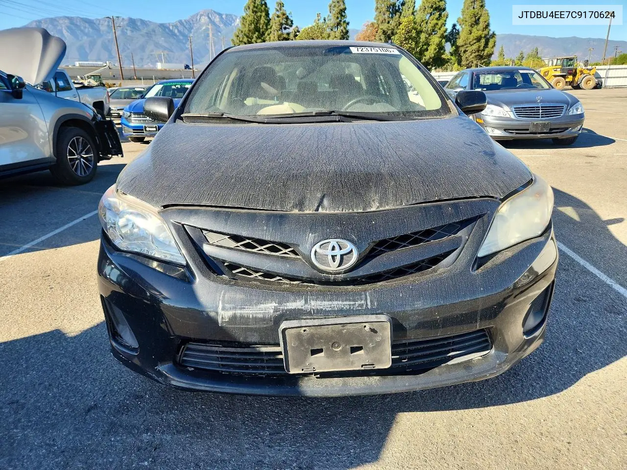 2012 TOYOTA COROLLA VIN JTDBU4EE7C9170624 — фото 5