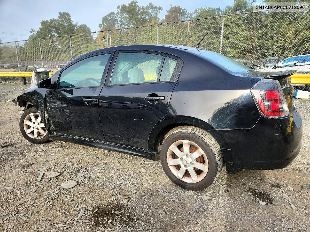 2012 NISSAN SENTRA VIN 3N1AB6AP6CL712696 — фото 2