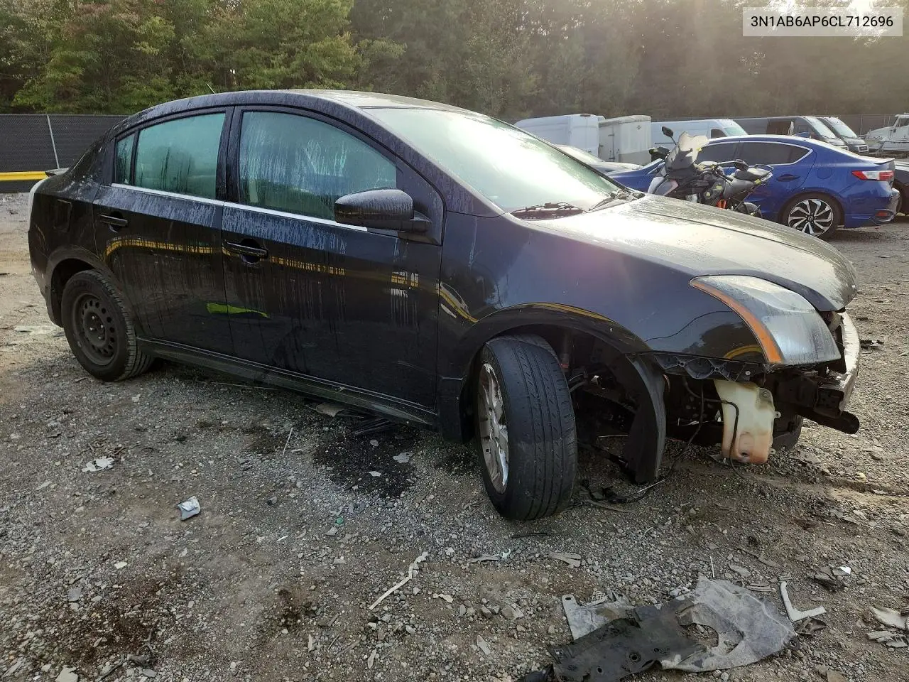 2012 NISSAN SENTRA VIN 3N1AB6AP6CL712696 — фото 4