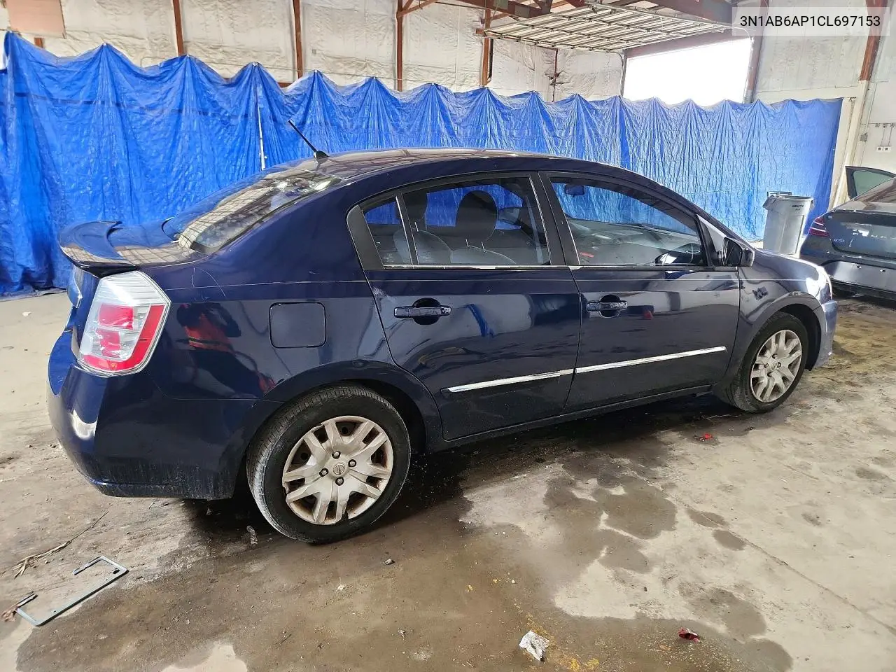 2012 NISSAN SENTRA VIN 3N1AB6AP1CL697153 — фото 3