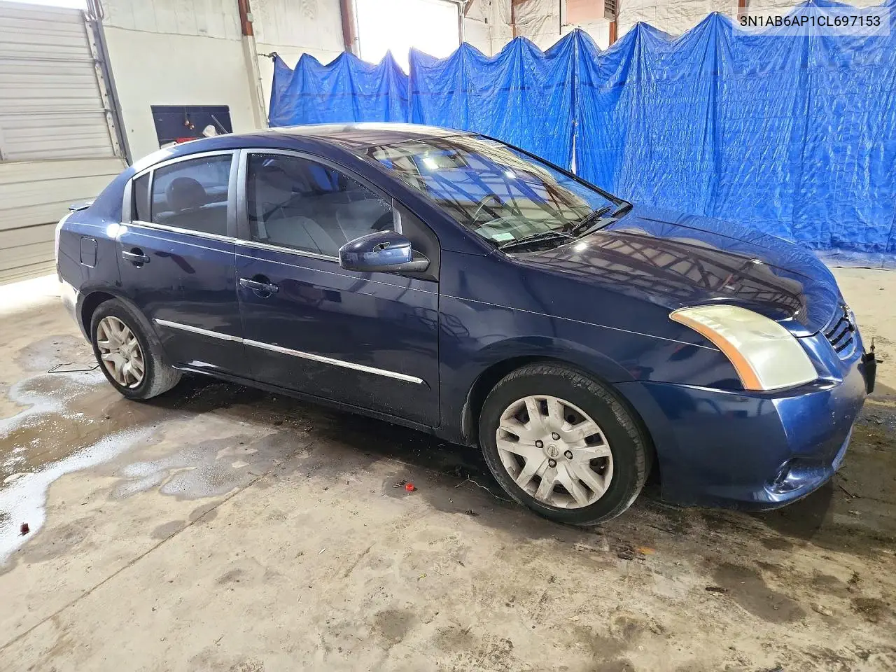 2012 NISSAN SENTRA VIN 3N1AB6AP1CL697153 — фото 4