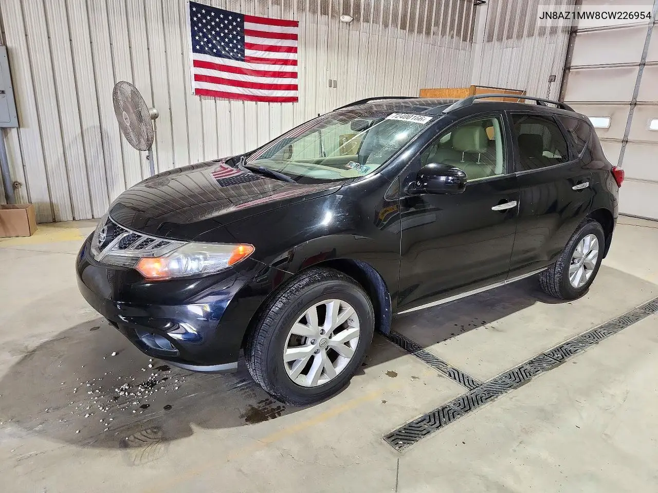 NISSAN MURANO 2012, VIN JN8AZ1MW8CW226954