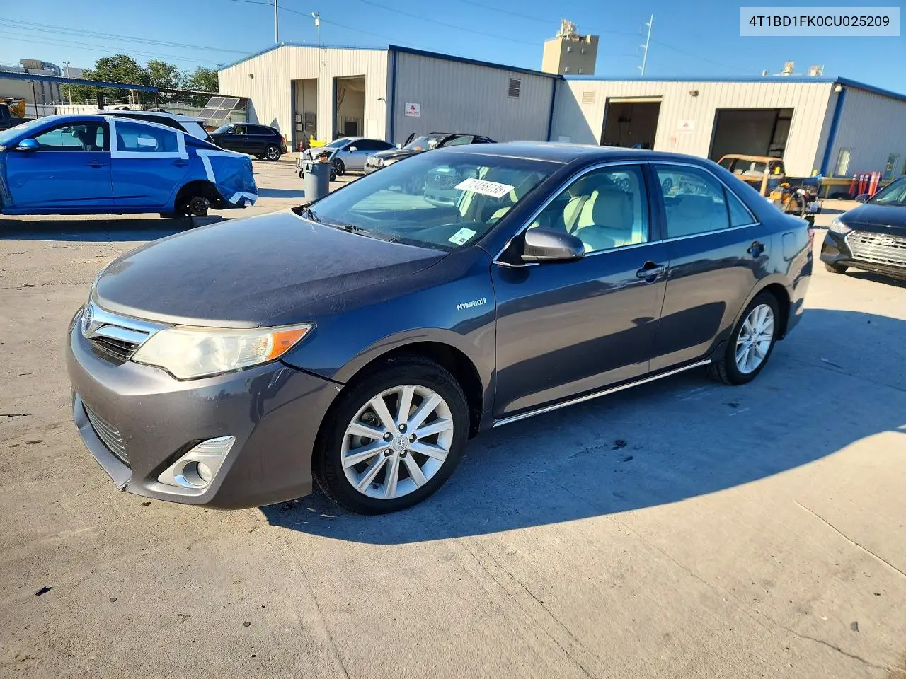 TOYOTA CAMRY 2012, VIN 4T1BD1FK0CU025209