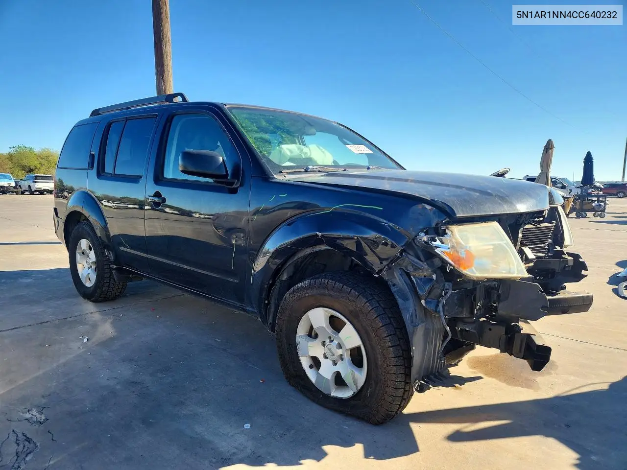 2012 NISSAN PATHFINDER VIN 5N1AR1NN4CC640232 — фото 4