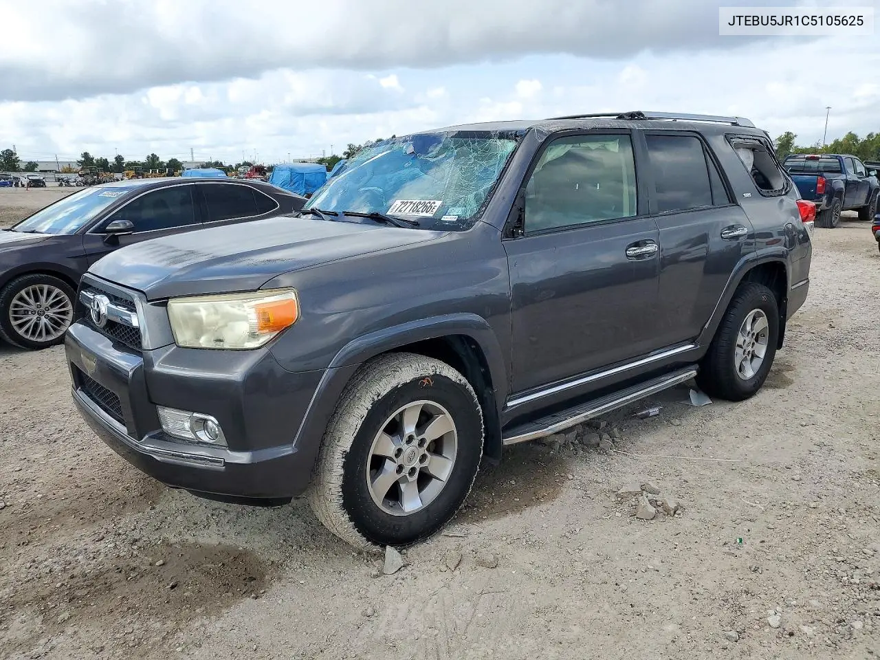 TOYOTA 4RUNNER 2012, VIN JTEBU5JR1C5105625