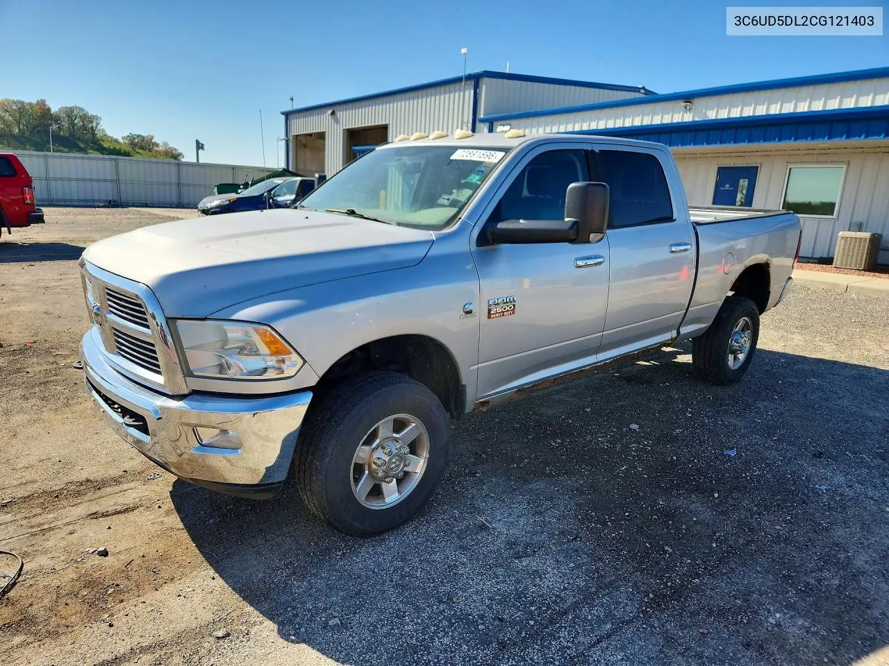 DODGE RAM 2012, VIN 3C6UD5DL2CG121403