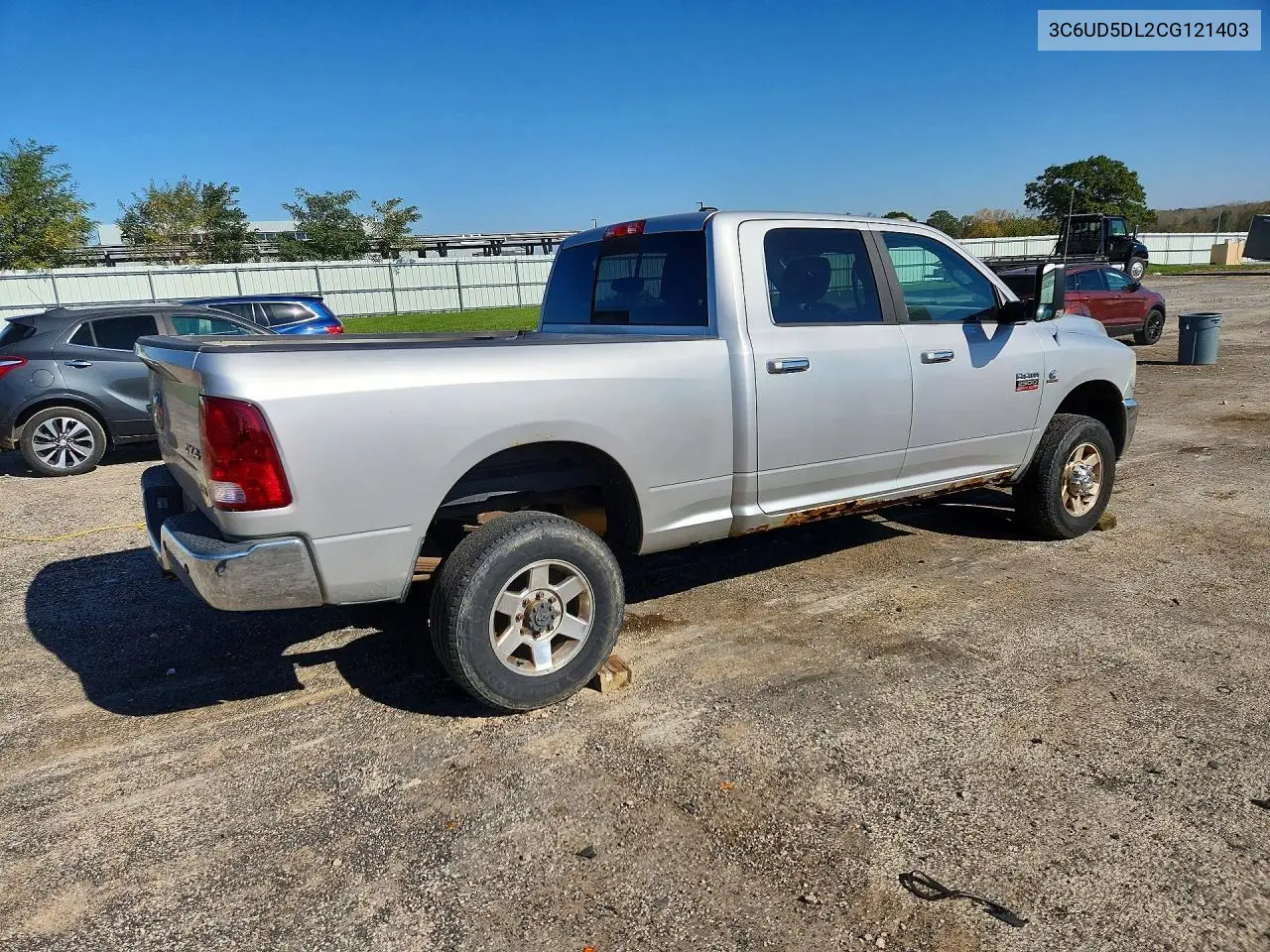 2012 DODGE RAM VIN 3C6UD5DL2CG121403 — фото 3