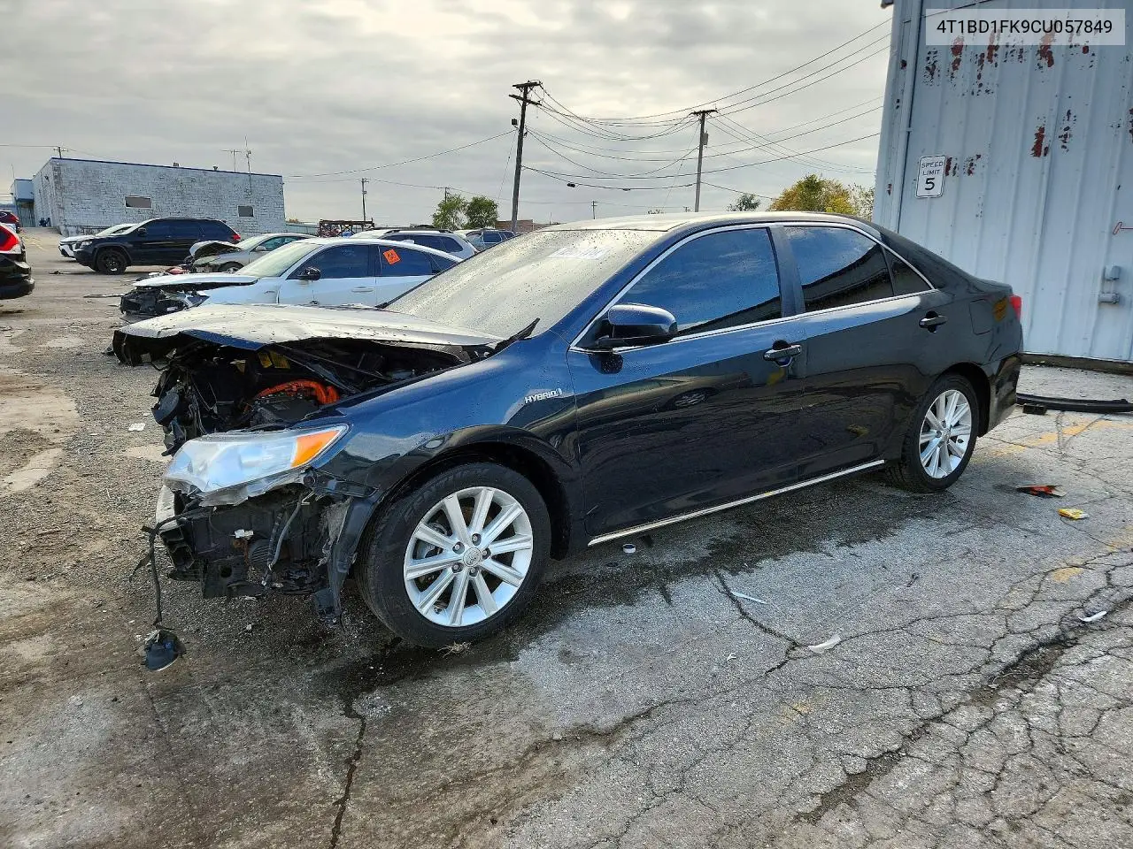 TOYOTA CAMRY 2012, VIN 4T1BD1FK9CU057849