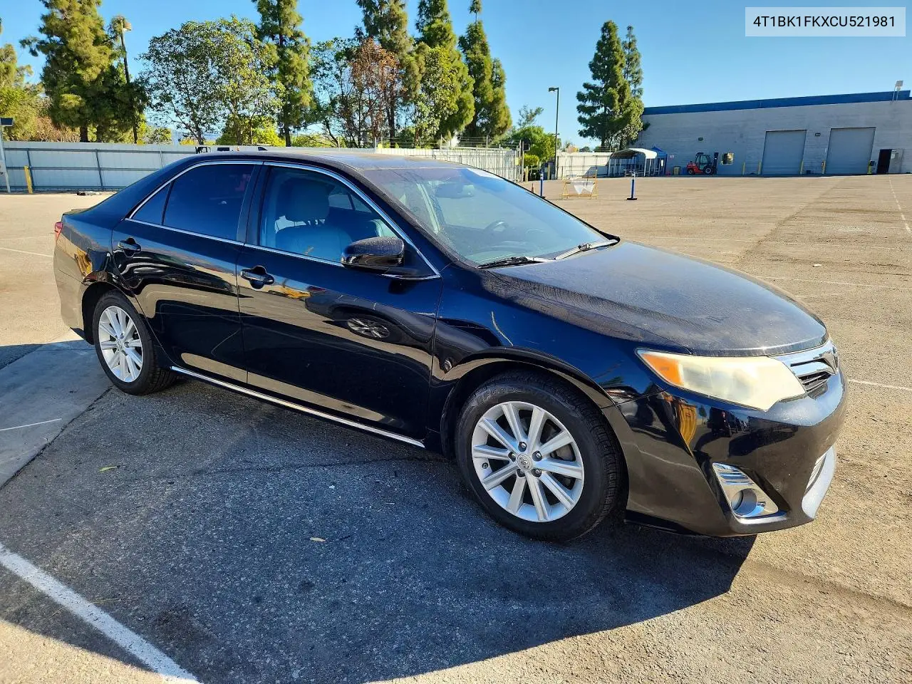 2012 TOYOTA CAMRY VIN 4T1BK1FKXCU521981 — фото 4