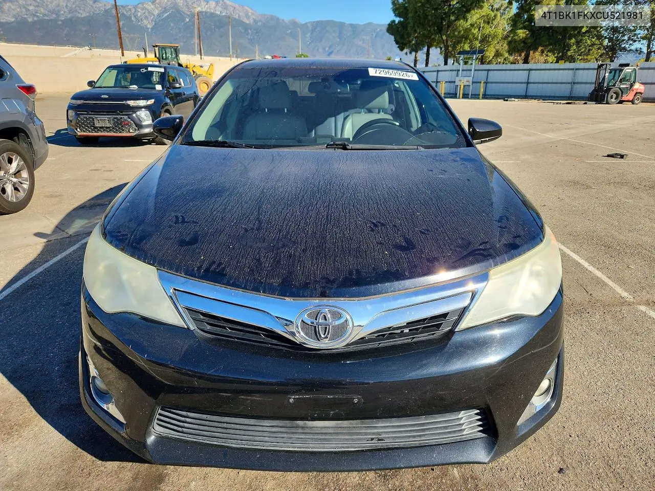 2012 TOYOTA CAMRY VIN 4T1BK1FKXCU521981 — фото 5