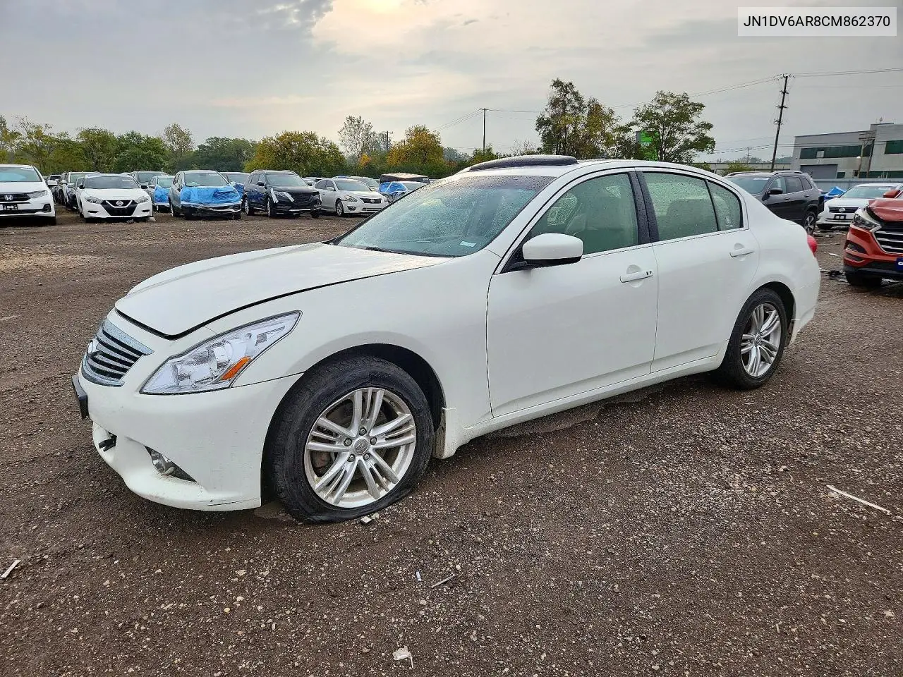 INFINITI G 2012, VIN JN1DV6AR8CM862370