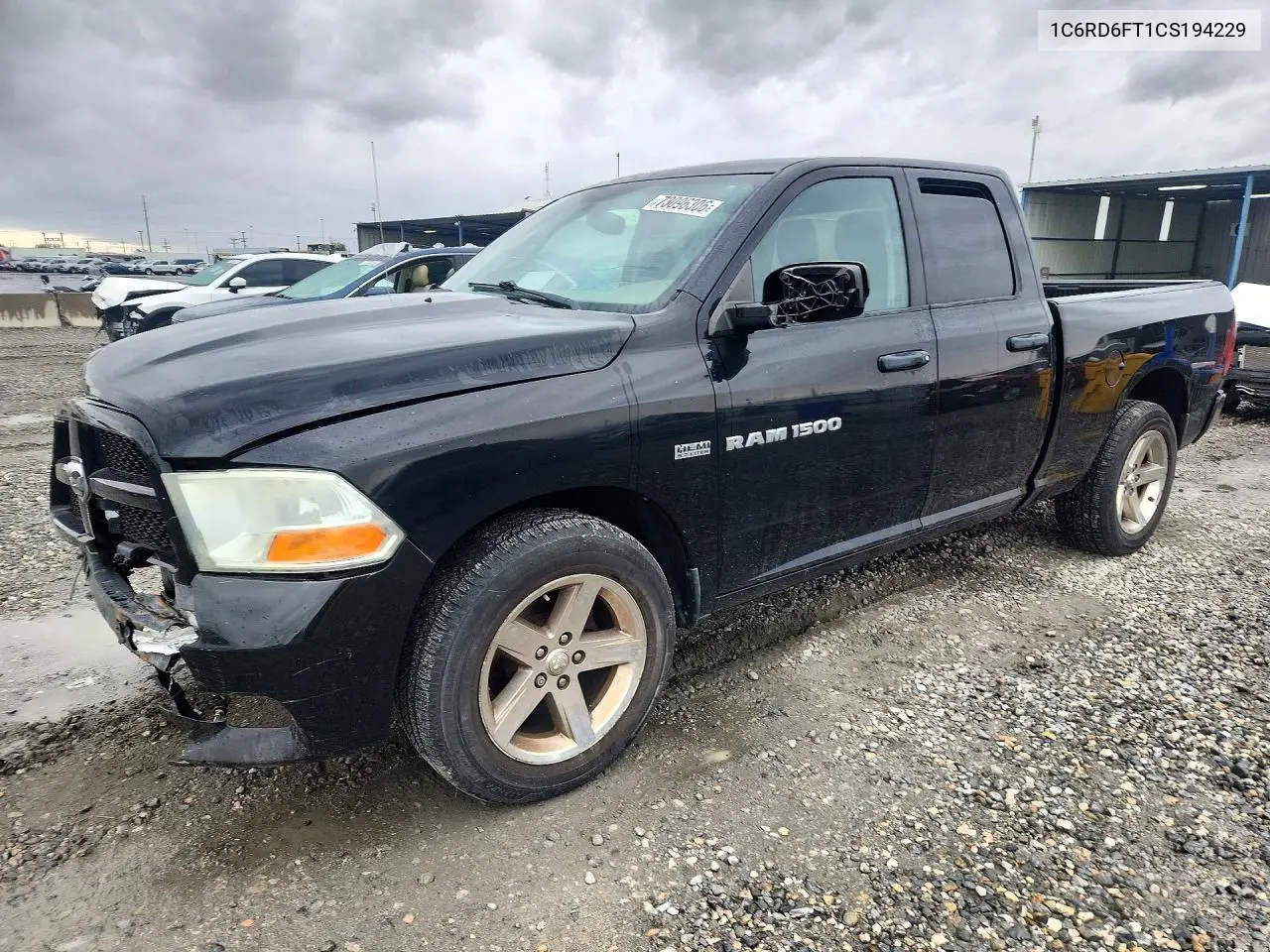 DODGE RAM 2012, VIN 1C6RD6FT1CS194229
