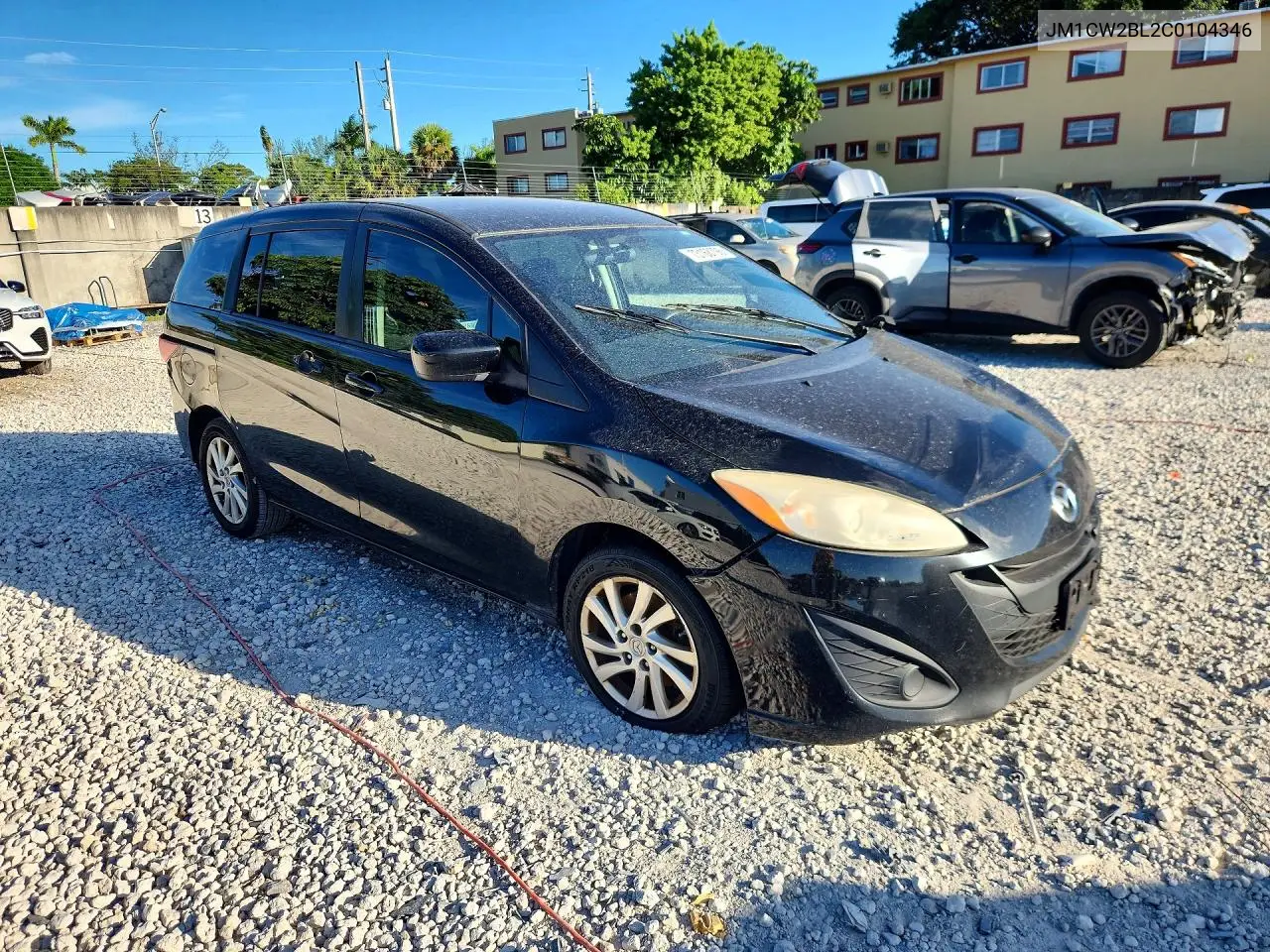 2012 MAZDA 5 VIN JM1CW2BL2C0104346 — фото 4