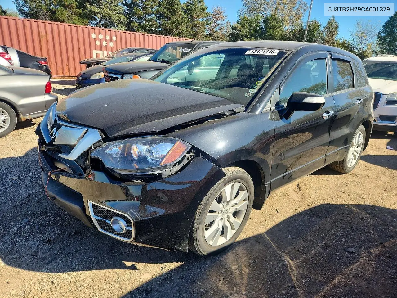 ACURA RDX 2012, VIN 5J8TB2H29CA001379