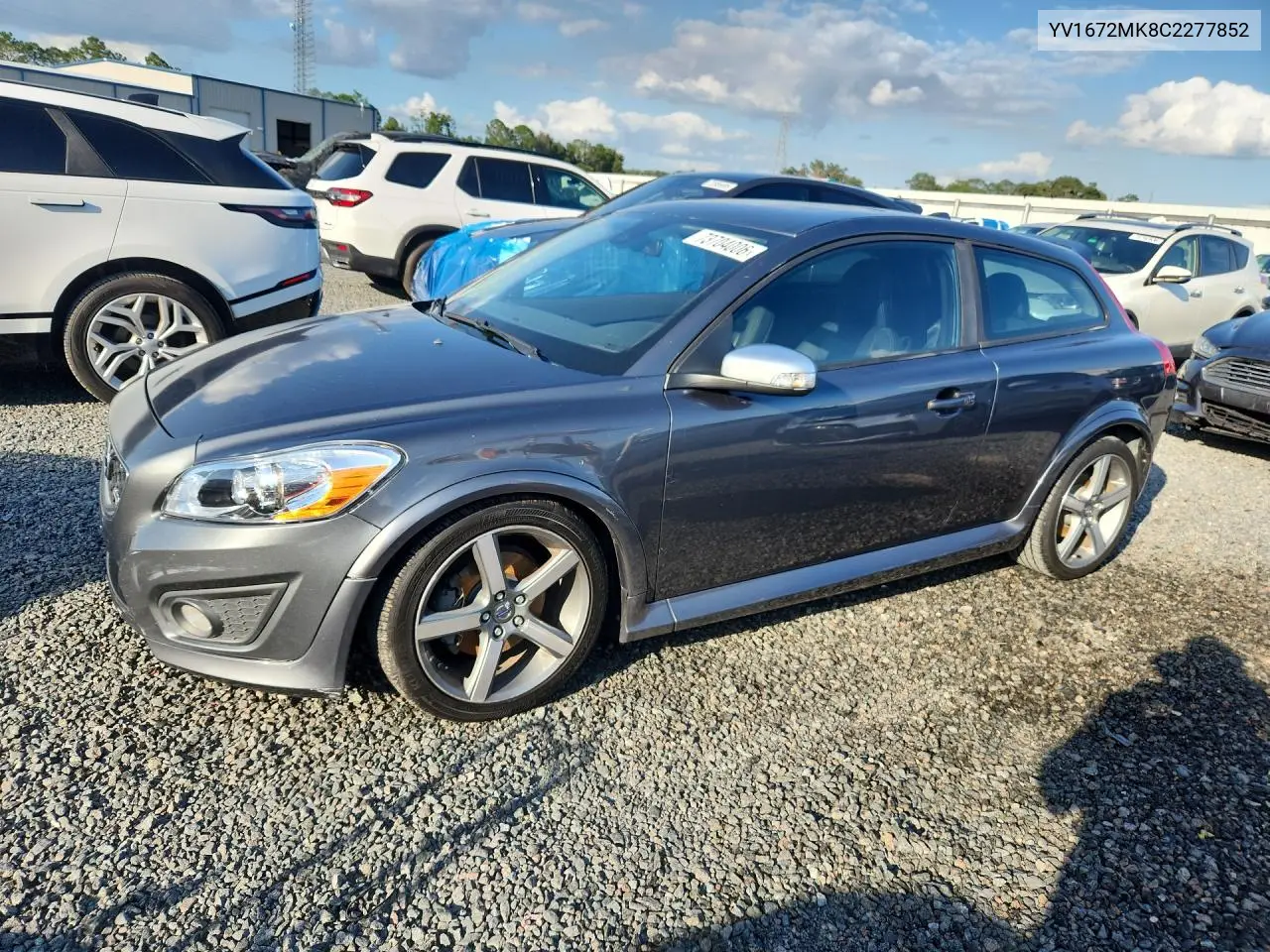 VOLVO C30 2012, VIN YV1672MK8C2277852