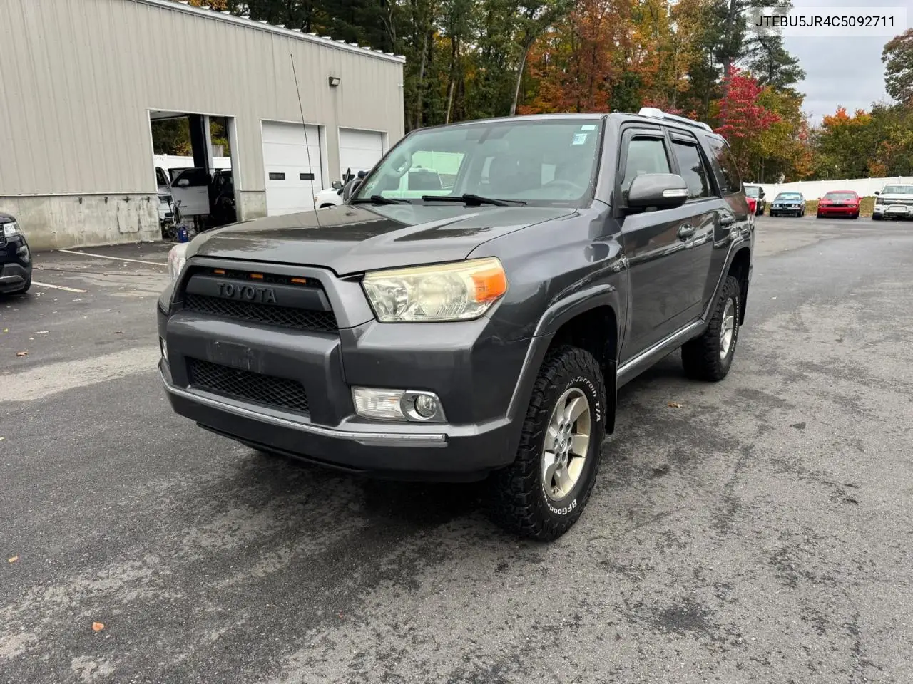 TOYOTA 4RUNNER 2012, VIN JTEBU5JR4C5092711