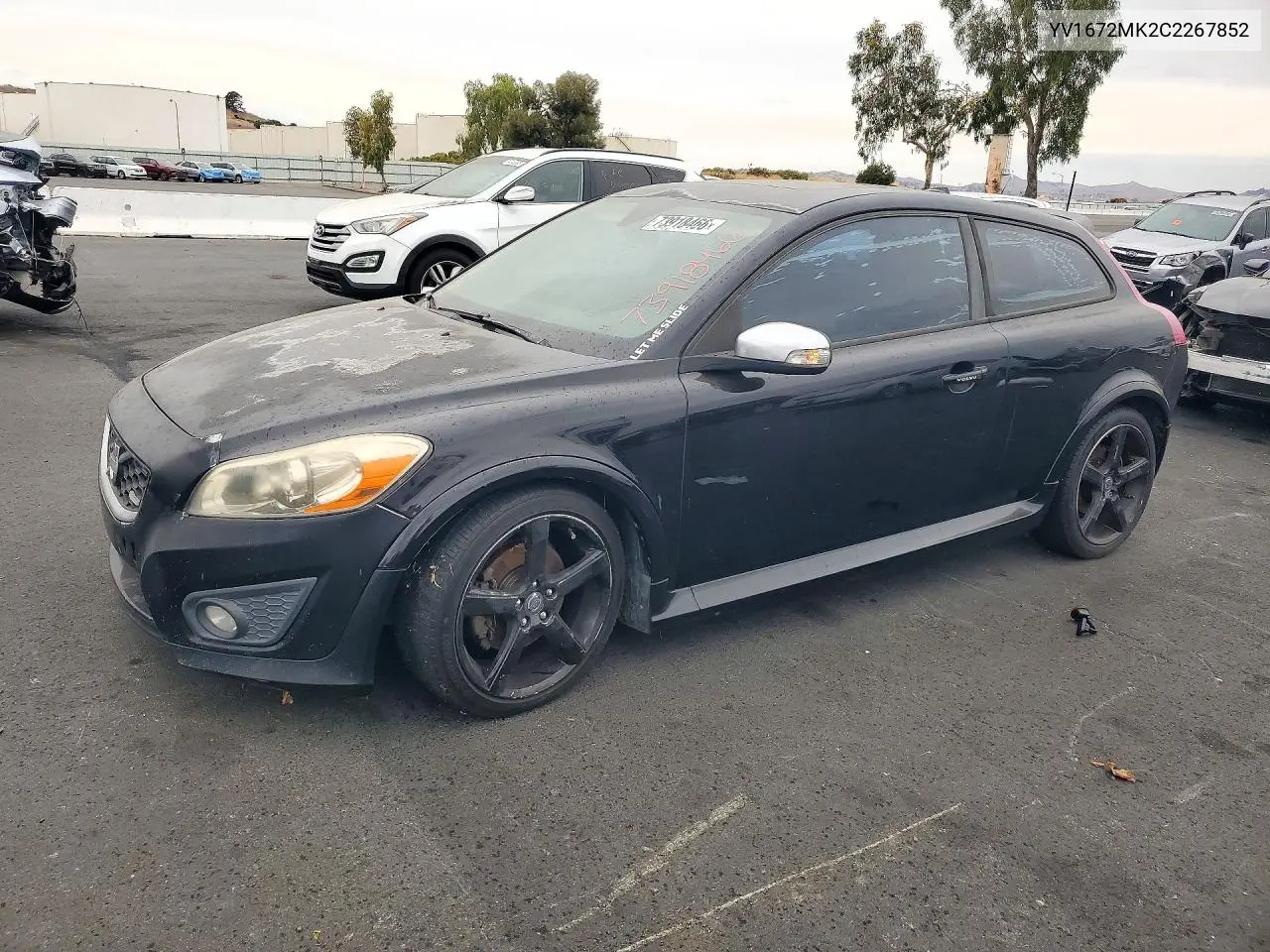VOLVO C30 2012, VIN YV1672MK2C2267852
