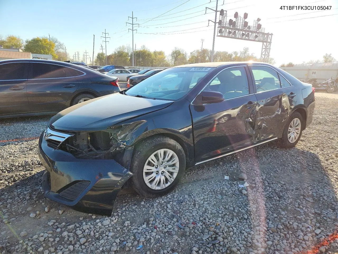TOYOTA CAMRY 2012, VIN 4T1BF1FK3CU105047