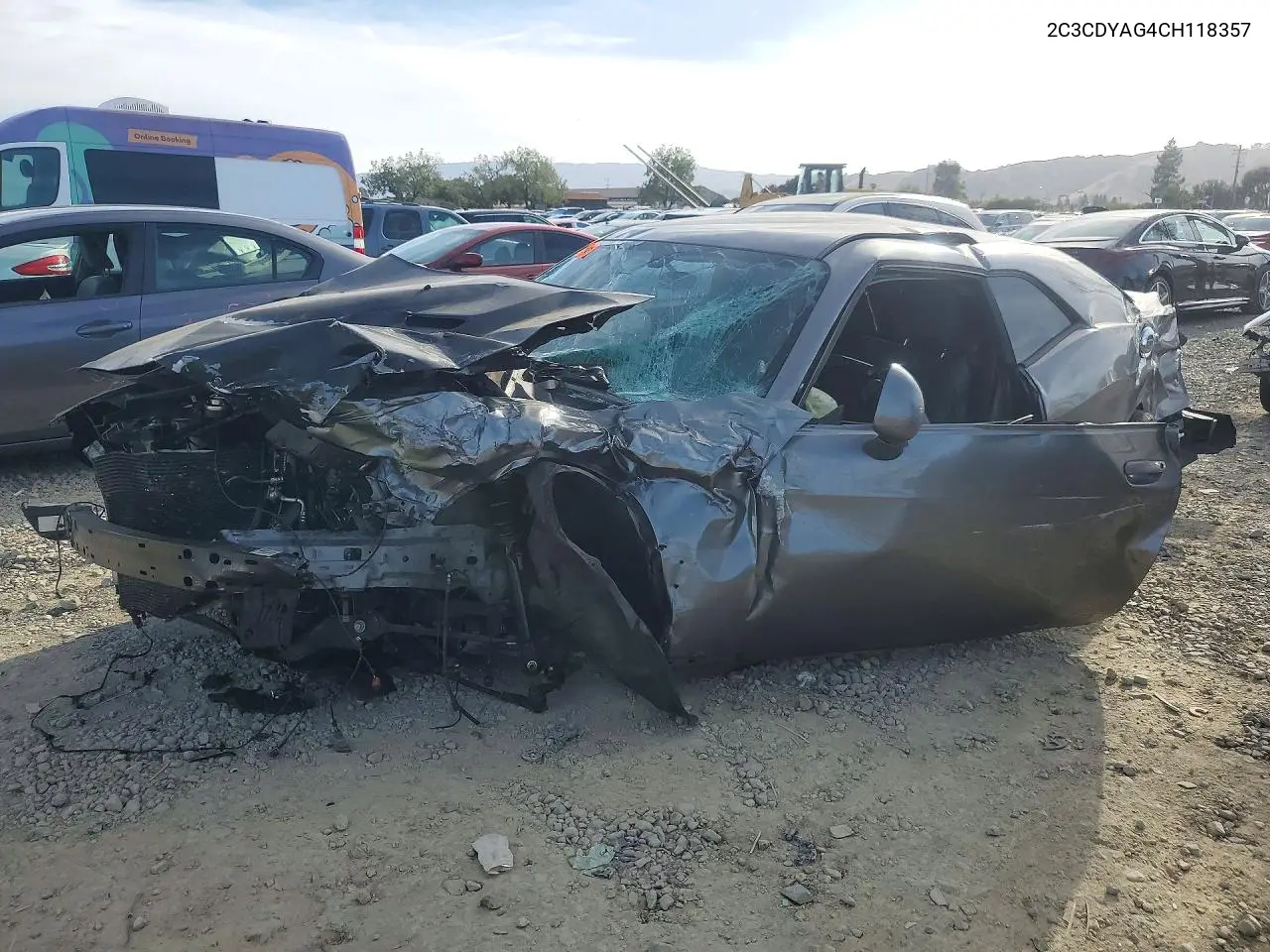 DODGE CHALLENGER 2012, VIN 2C3CDYAG4CH118357