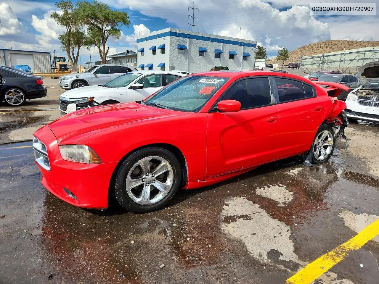 DODGE CHARGER 2013, VIN 2C3CDXHG9DH729907