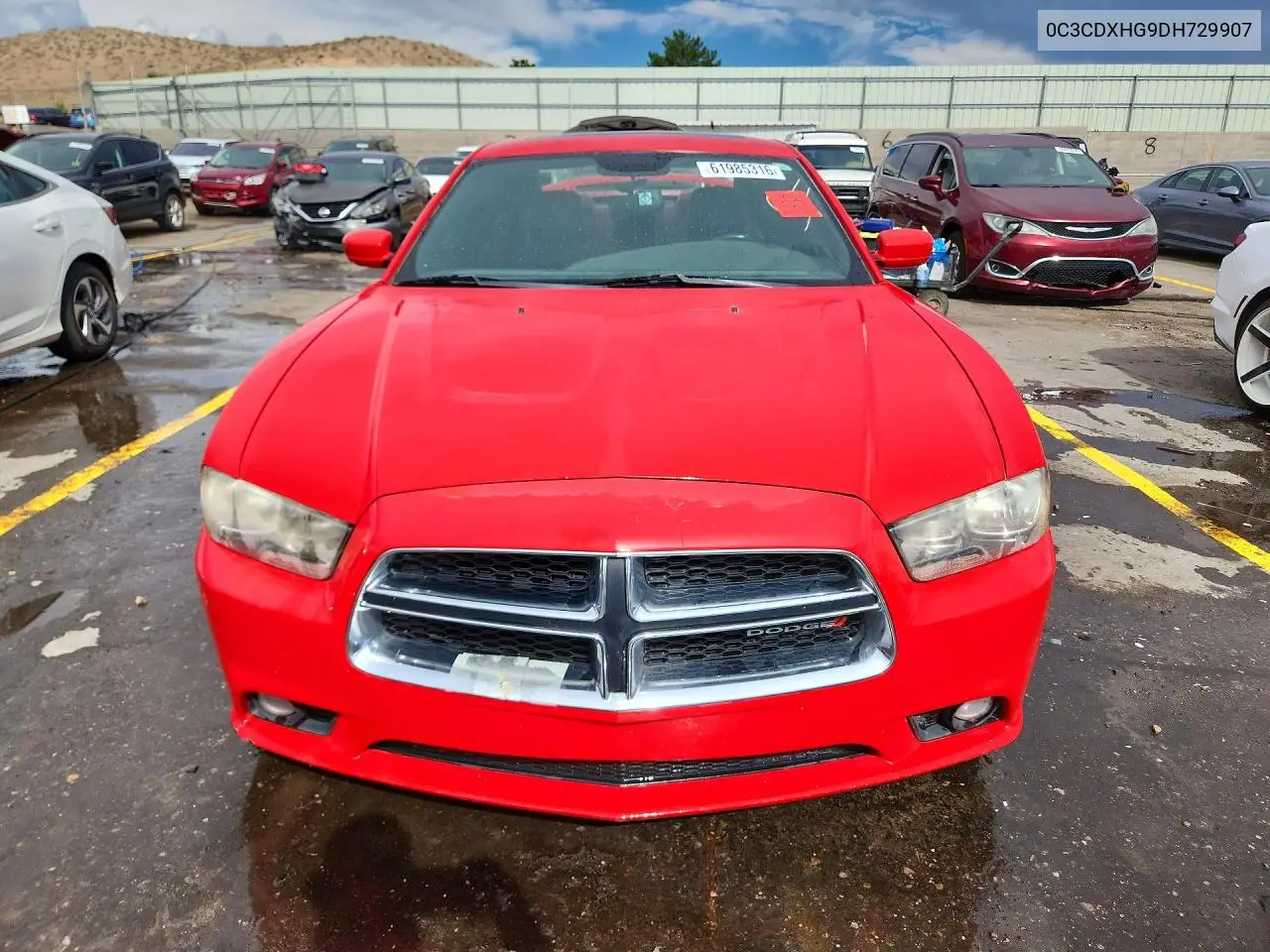 2013 DODGE CHARGER VIN 2C3CDXHG9DH729907 — фото 5