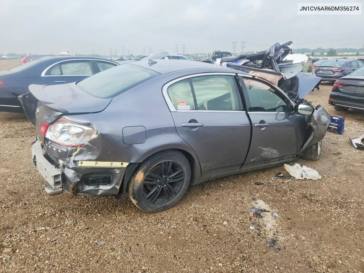 2013 INFINITI G VIN JN1CV6AR6DM356274 — фото 3