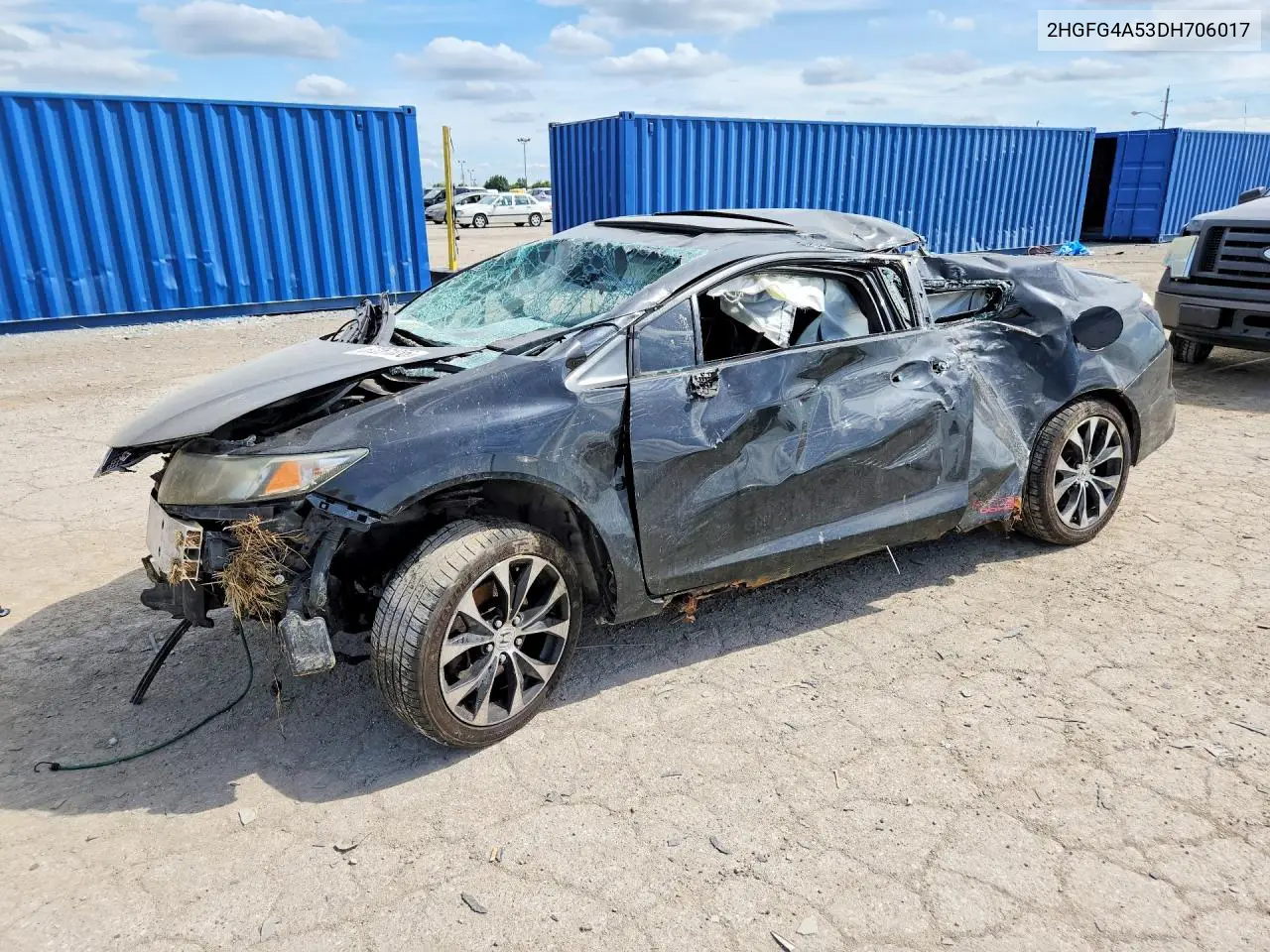 HONDA CIVIC 2013, VIN 2HGFG4A53DH706017