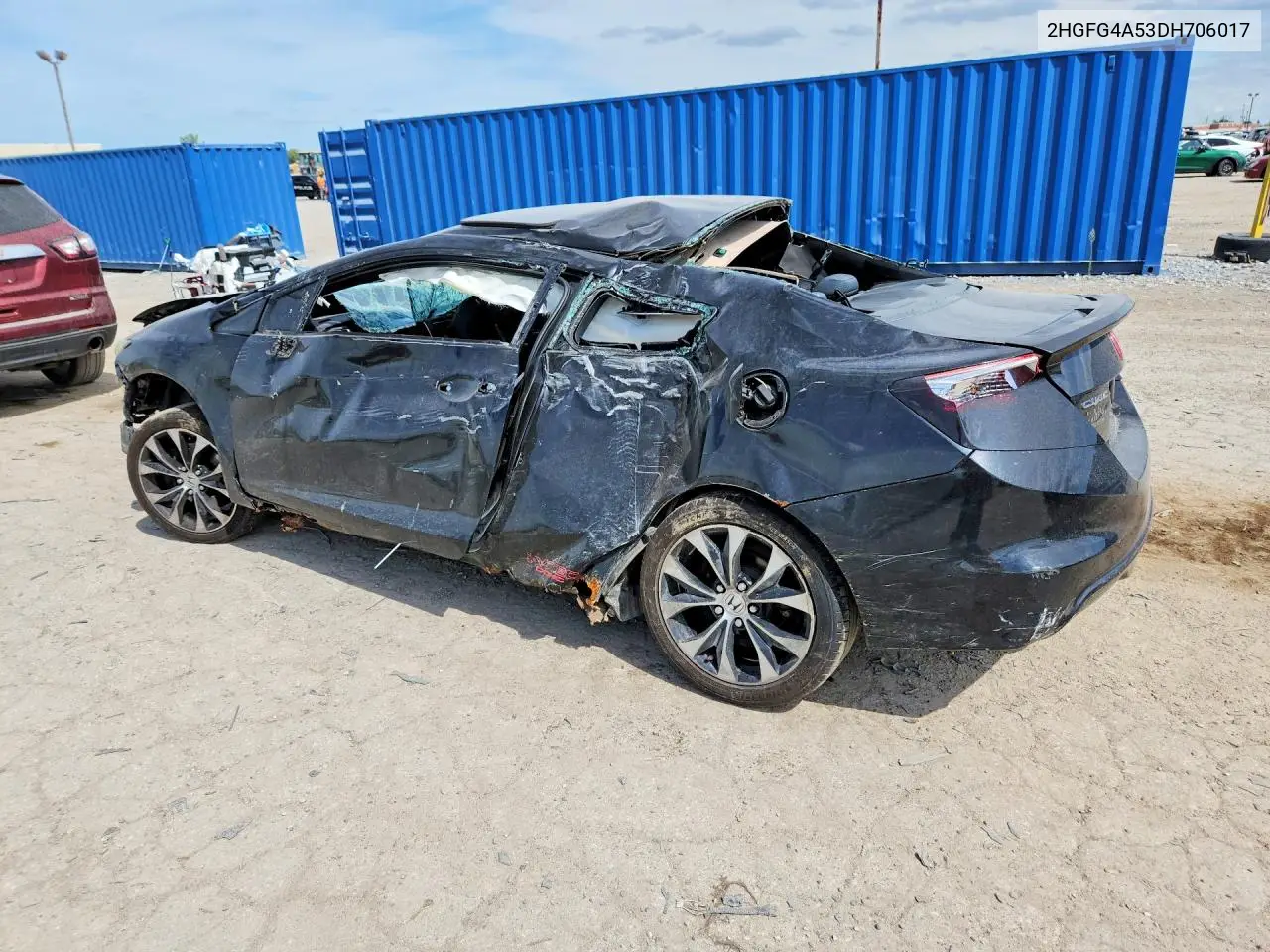 2013 HONDA CIVIC VIN 2HGFG4A53DH706017 — фото 2