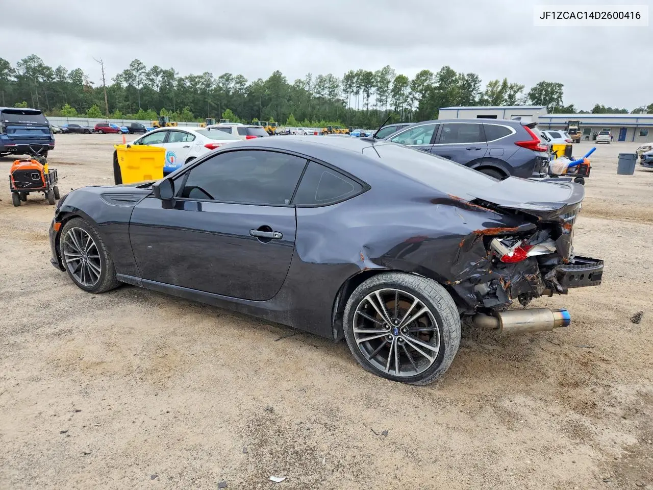 2013 SUBARU BRZ VIN JF1ZCAC14D2600416 — фото 2