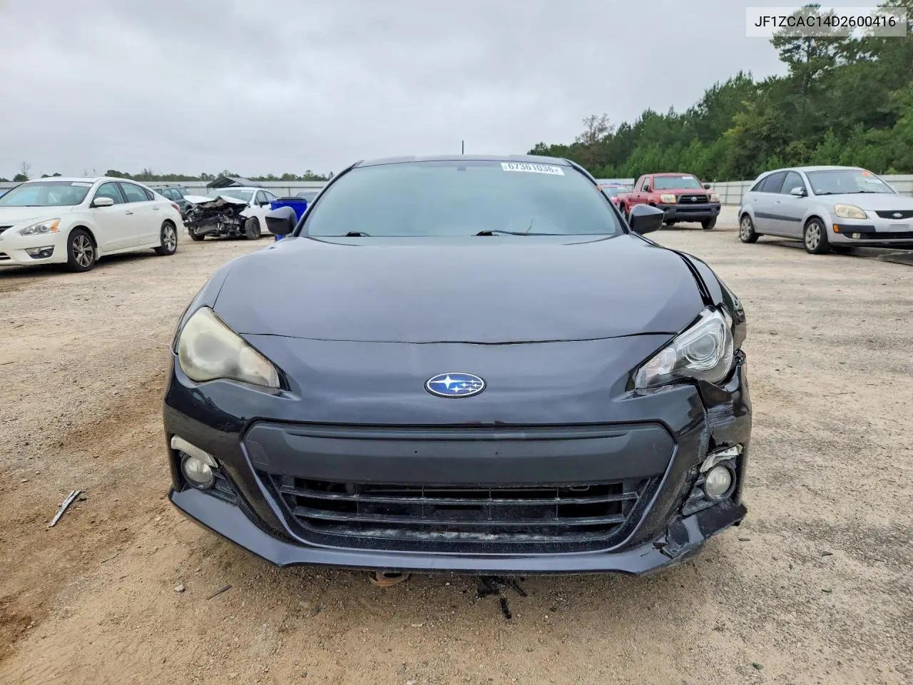 2013 SUBARU BRZ VIN JF1ZCAC14D2600416 — фото 5