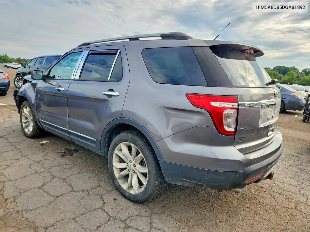 2013 FORD EXPLORER VIN 1FM5K8D85DGA81892 — фото 2