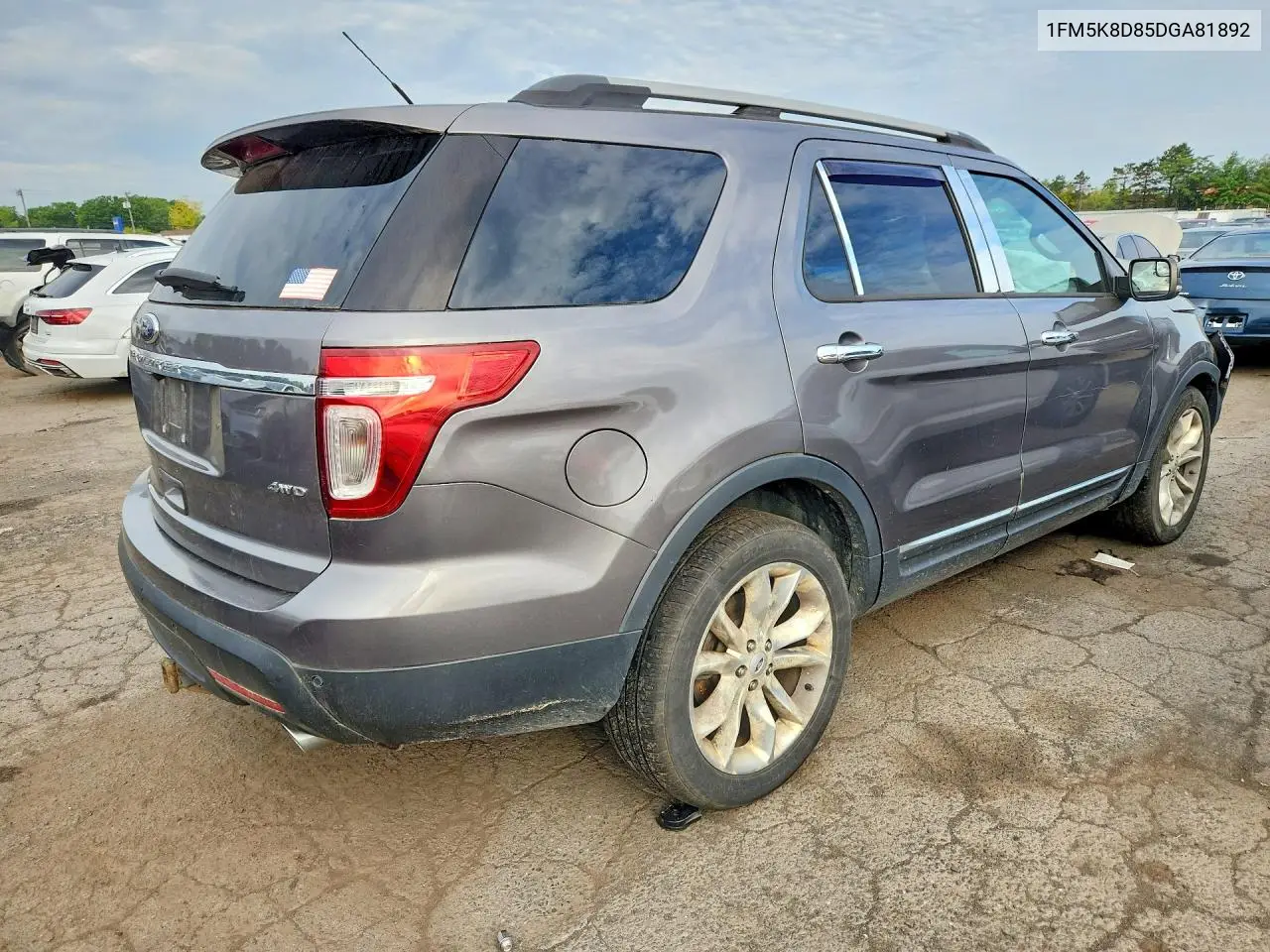 2013 FORD EXPLORER VIN 1FM5K8D85DGA81892 — фото 3