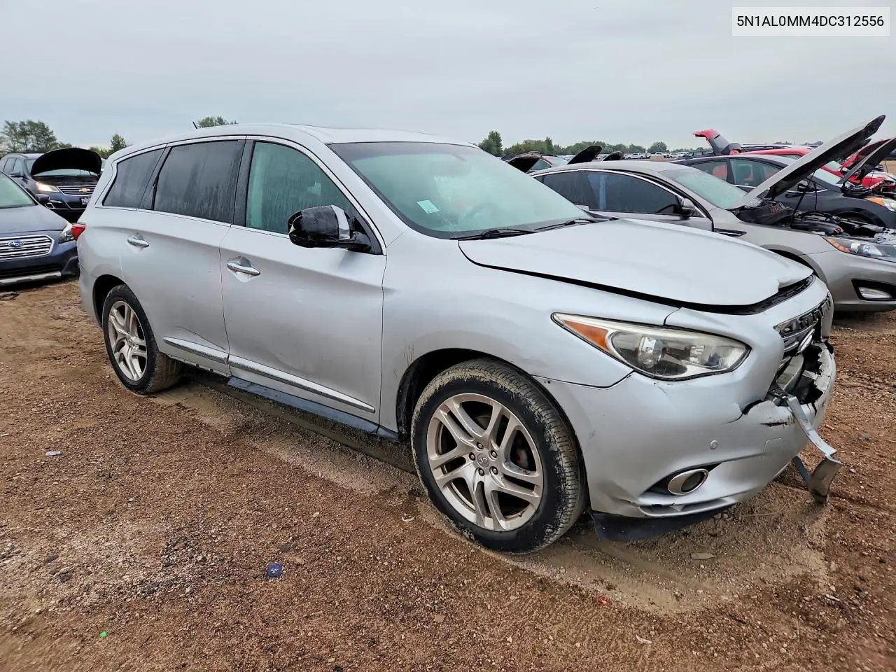 2013 INFINITI JX VIN 5N1AL0MM4DC312556 — фото 4