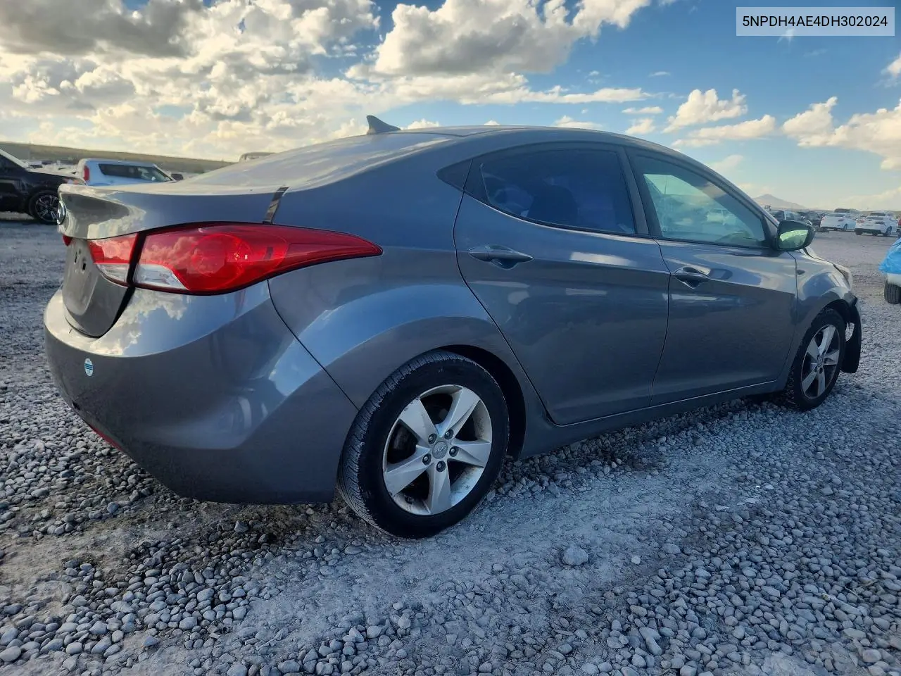 2013 HYUNDAI ELANTRA VIN 5NPDH4AE4DH302024 — фото 3