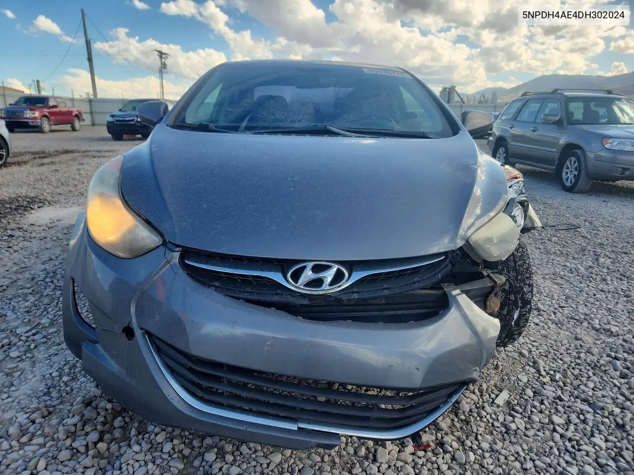 2013 HYUNDAI ELANTRA VIN 5NPDH4AE4DH302024 — фото 5
