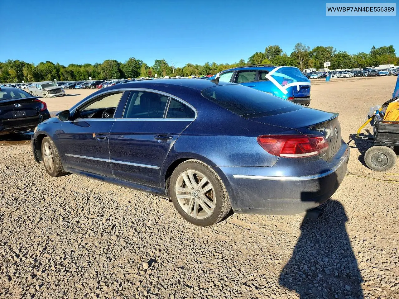 VOLKSWAGEN PASSAT CC 2013, VIN WVWBP7AN4DE556389