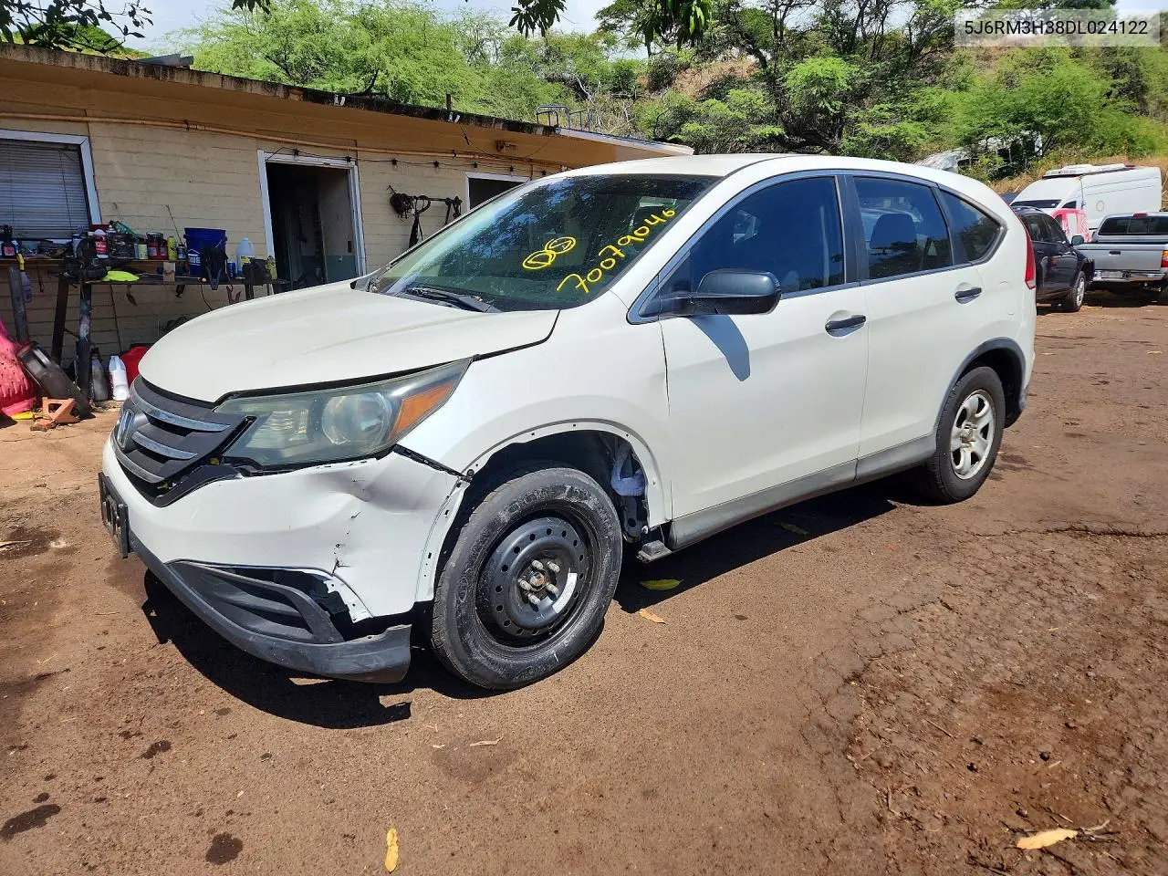 HONDA CR-V 2013, VIN 5J6RM3H38DL024122