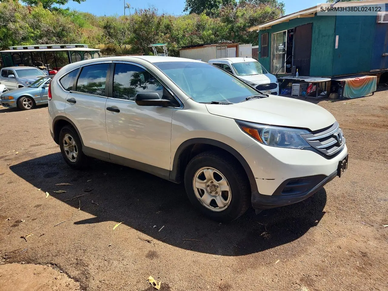 2013 HONDA CR-V VIN 5J6RM3H38DL024122 — фото 4
