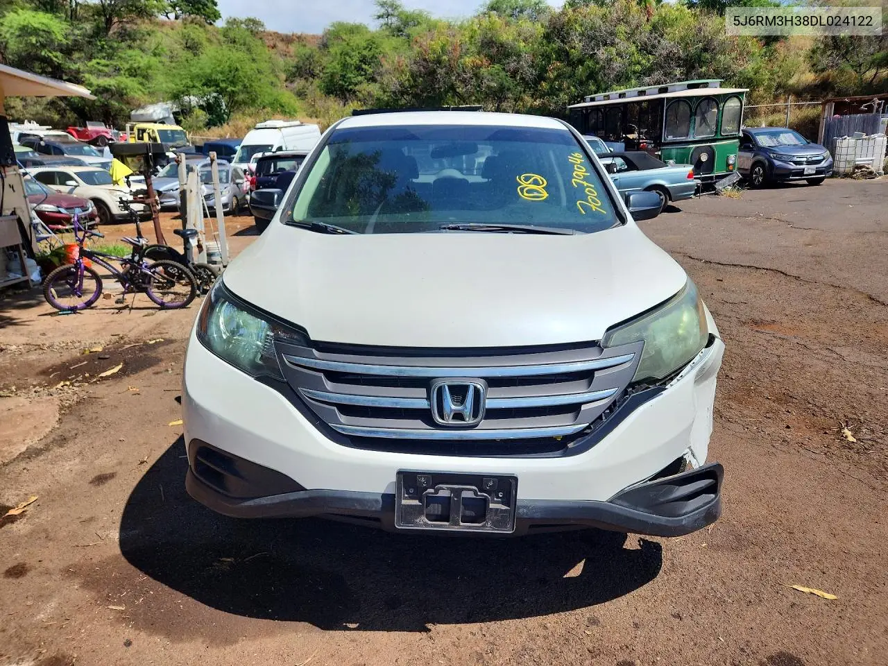 2013 HONDA CR-V VIN 5J6RM3H38DL024122 — фото 5