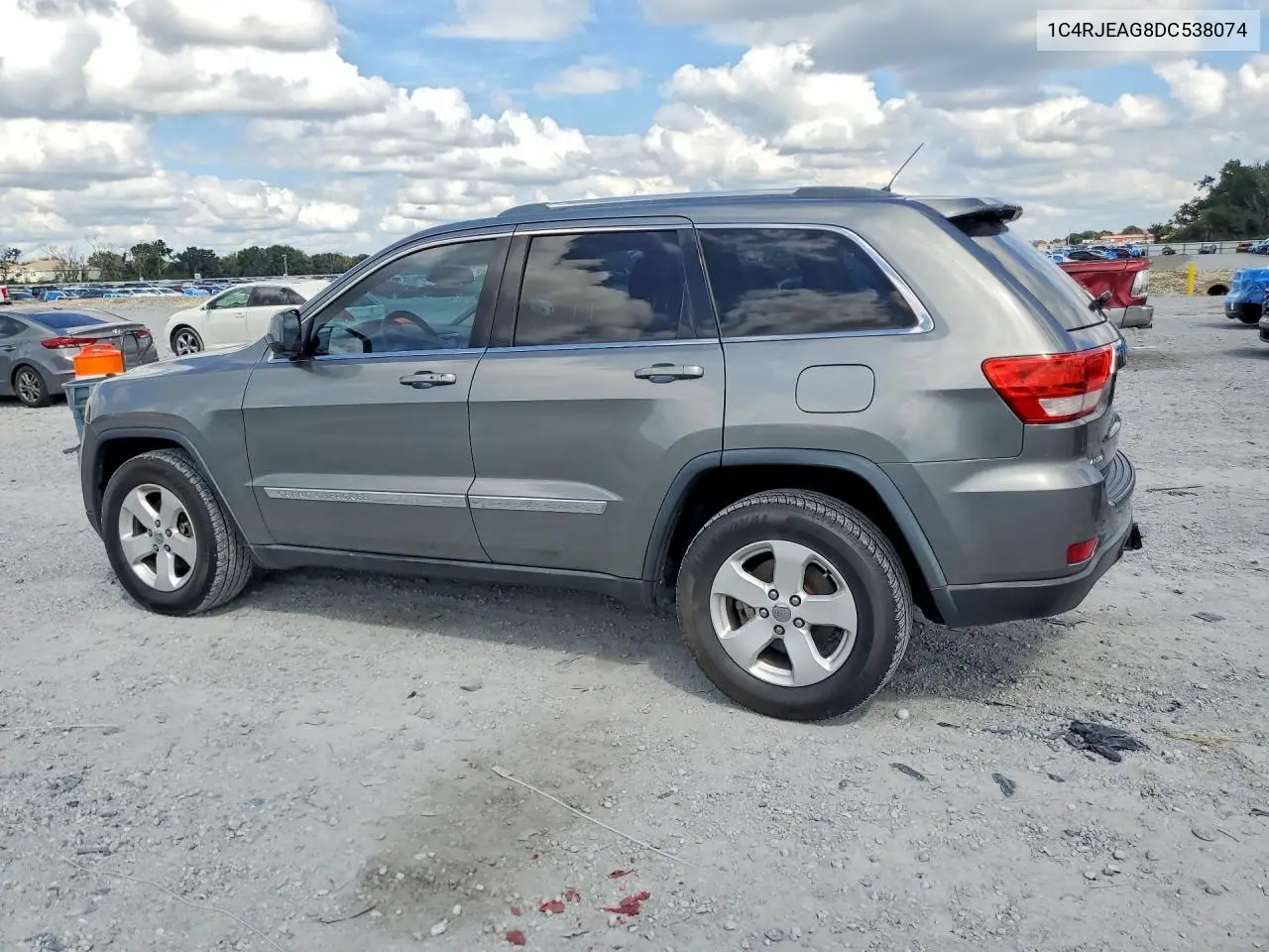 2013 JEEP GRAND CHEROKEE VIN 1C4RJEAG8DC538074 — фото 2